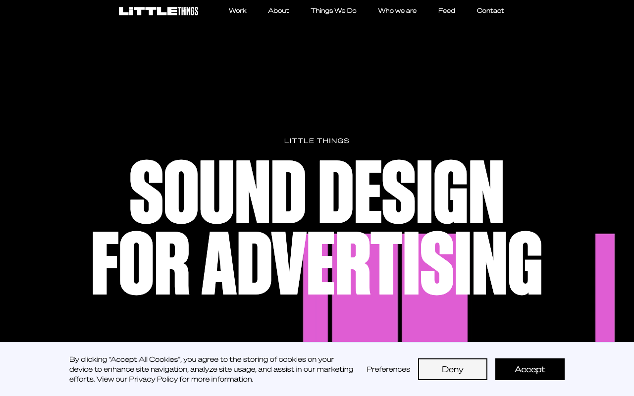 Homepage desktop viewport