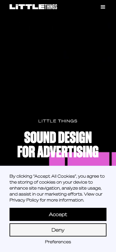 Homepage mobile viewport